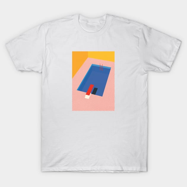 Backyard Pool T-Shirt by Rosi Feist